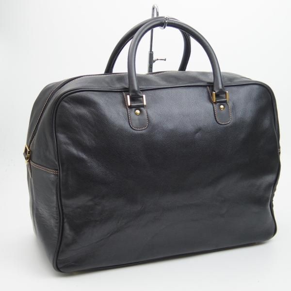 dunhill ダンヒル　ボストンバッグ　本革　レザー　ブラック　出張 美品 dunhill ダンヒル ボストンバッグ ビジネス 出張 大容量