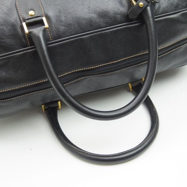 dunhill ダンヒル　ボストンバッグ　本革　レザー　ブラック　出張 美品 dunhill ダンヒル ボストンバッグ ビジネス 出張 大容量
