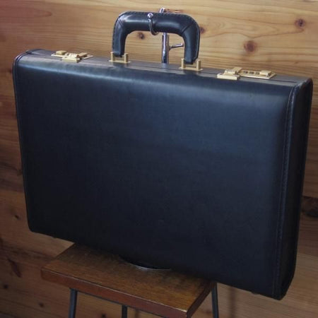 美品★コーチ/COACH【★アタッシュケース/黒】レザー/メンズ ビジネス バッグ★N5060