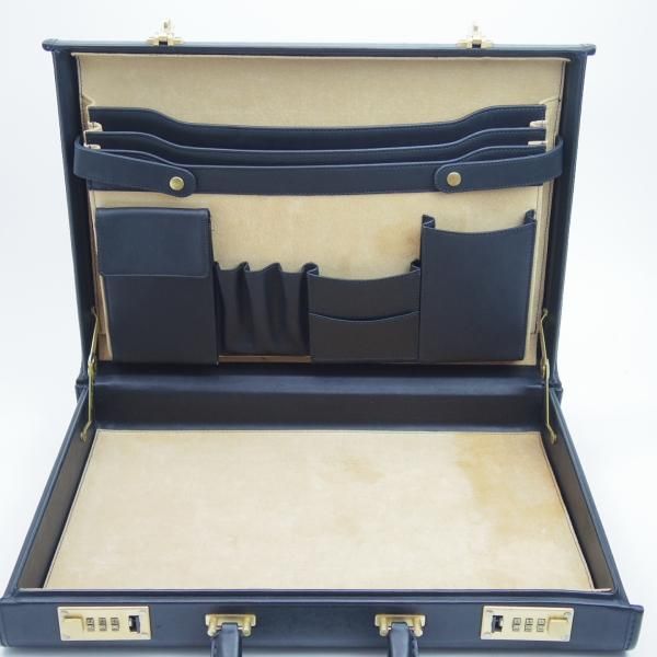美品★コーチ/COACH【★アタッシュケース/黒】レザー/メンズ ビジネス バッグ★N5060