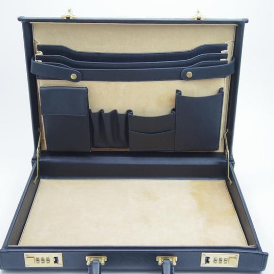 美品★コーチ/COACH【★アタッシュケース/黒】レザー/メンズ ビジネス バッグ★N5060