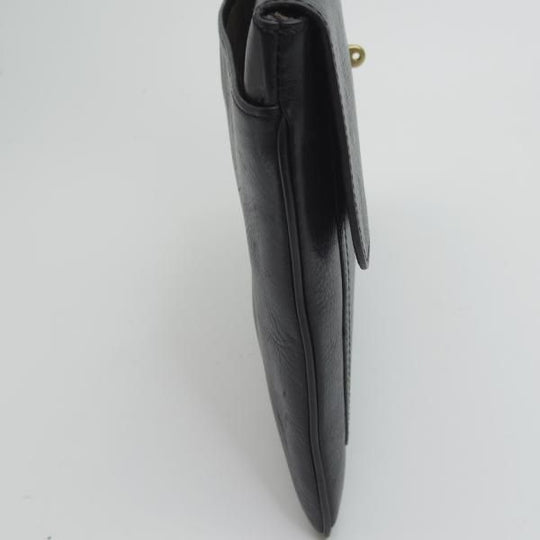 極上★(英)マルベリー/Mulberry【★クラッチバッグ】ユニセックス/レザー 黒/メンズ&レディース クラッチ バッグ★N5062