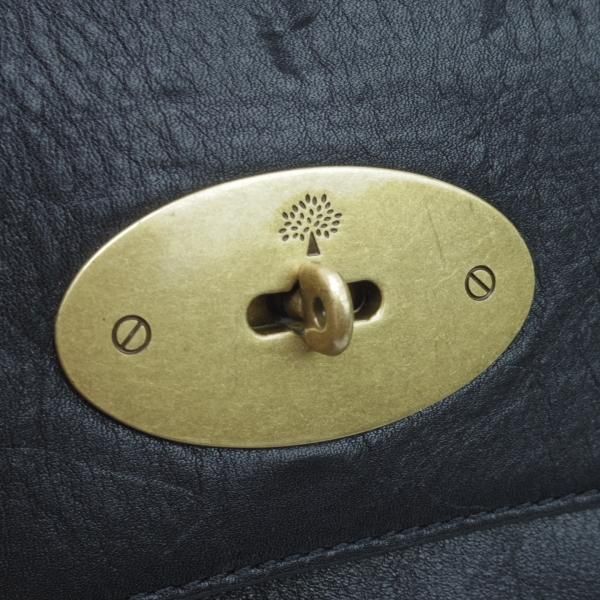 極上★(英)マルベリー/Mulberry【★クラッチバッグ】ユニセックス/レザー 黒/メンズ&レディース クラッチ バッグ★N5062