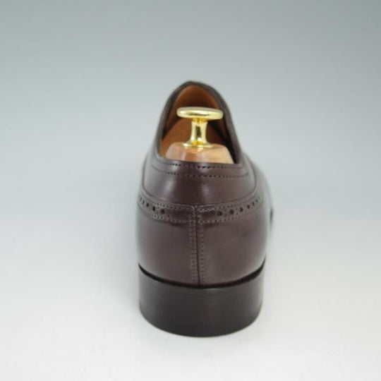 極美品★ジョンロブ 6.5E【★超希少!!8695仕様/BALMORAL/バルモラル】ダークオーク/パンチドキャップトゥ/JOHN LOBB★c057