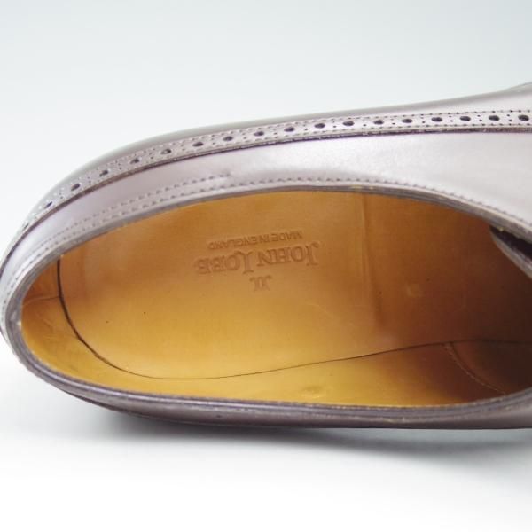 極美品★ジョンロブ 6.5E【★超希少!!8695仕様/BALMORAL/バルモラル】ダークオーク/パンチドキャップトゥ/JOHN LOBB★c057