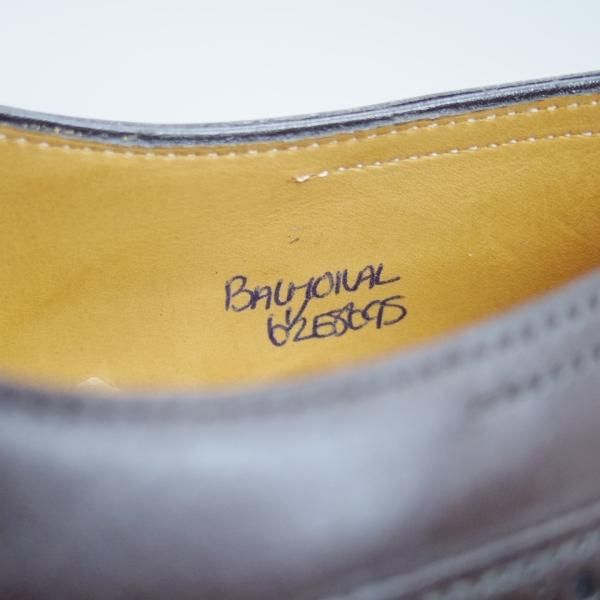 極美品★ジョンロブ 6.5E【★超希少!!8695仕様/BALMORAL/バルモラル】ダークオーク/パンチドキャップトゥ/JOHN LOBB★c057