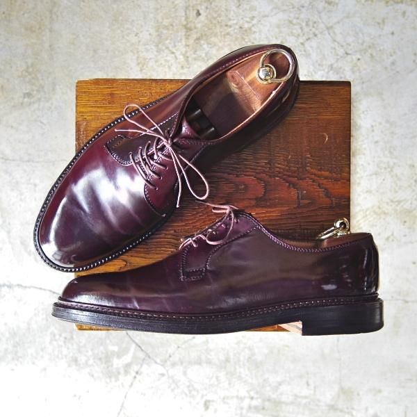 極美品　オールデン　コードバン オールデン ハンドソーンモンク コードバン ダークバーガンディ