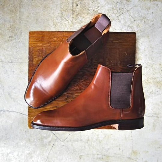 美品★(英)クロケット&ジョーンズ 6E【★BEAMS別注/チェルシー/CHELSEA】248ラスト/サイドゴアブーツ/ビームス/Crockett＆Jones★c060