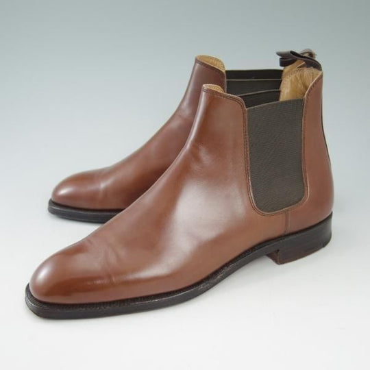 美品★(英)クロケット&ジョーンズ 6E【★BEAMS別注/チェルシー/CHELSEA】248ラスト/サイドゴアブーツ/ビームス/Crockett＆Jones★c060