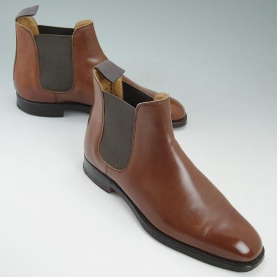 美品★(英)クロケット&ジョーンズ 6E【★BEAMS別注/チェルシー/CHELSEA】248ラスト/サイドゴアブーツ/ビームス/Crockett＆Jones★c060