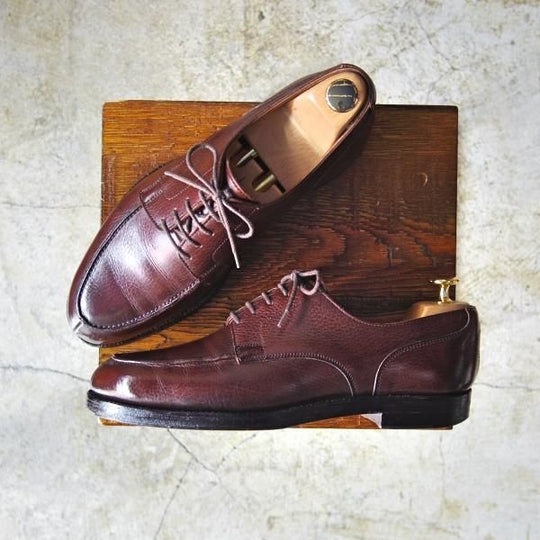 極上★(英)クロケット＆ジョーンズ UK6.5/US7D【★ブルックスブラザーズ別注】Peal&co/325ラスト/BROOKS BROTHERS/Crockett＆Jones★c061