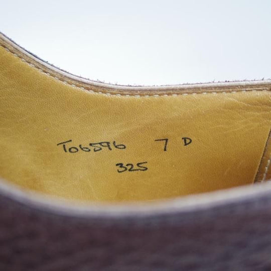 極上★(英)クロケット＆ジョーンズ UK6.5/US7D【★ブルックスブラザーズ別注】Peal&co/325ラスト/BROOKS BROTHERS/Crockett＆Jones★c061