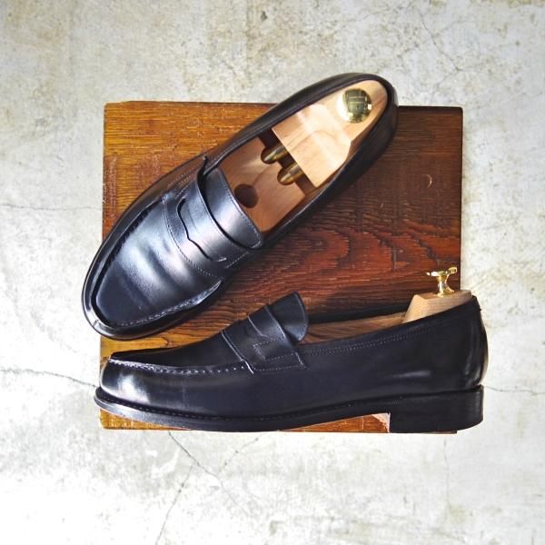 極上★パラブーツ SIZE 7.5【★アプレセイズ別注/APRES SEIZE TAKESHI YAJIMA】アドニス/ADONIS/コインローファー/Paraboot★c063