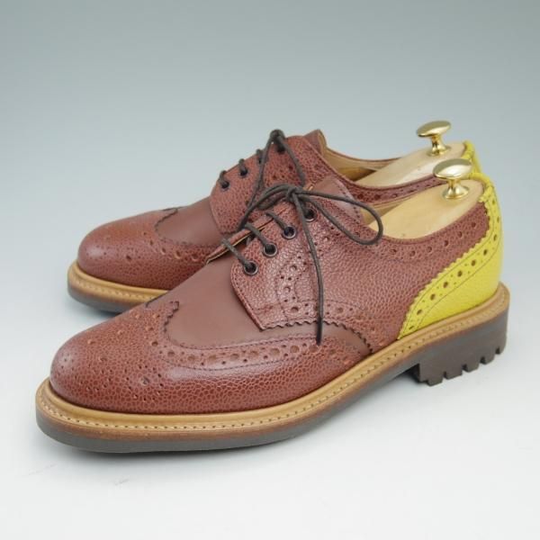 新品☆(英)サンダース製 UK7/US8【☆コンビカラー/MARK MCNAIRY別注