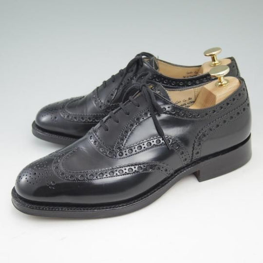 極美品★チャーチ 60G/UK6【★バーウッド/BURWOOD】81ラスト/ポリッシュドバインダーカーフ/5都市ロゴ/フルブローグ/Church's★c070