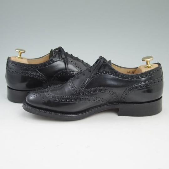 極美品★チャーチ 60G/UK6【★バーウッド/BURWOOD】81ラスト/ポリッシュドバインダーカーフ/5都市ロゴ/フルブローグ/Church's★c070
