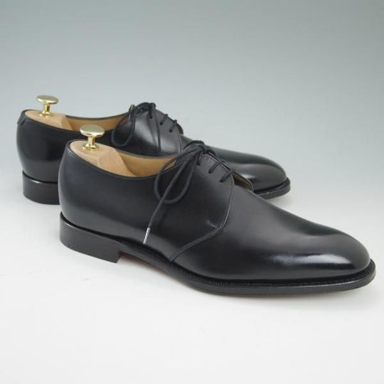 美品★(英)アルフレッド・サージェント 7EX【★海外ショップ別注】99ラスト/プレーントゥ/Vフロント/ブラック/カーフ/Alfred Sargent★c072