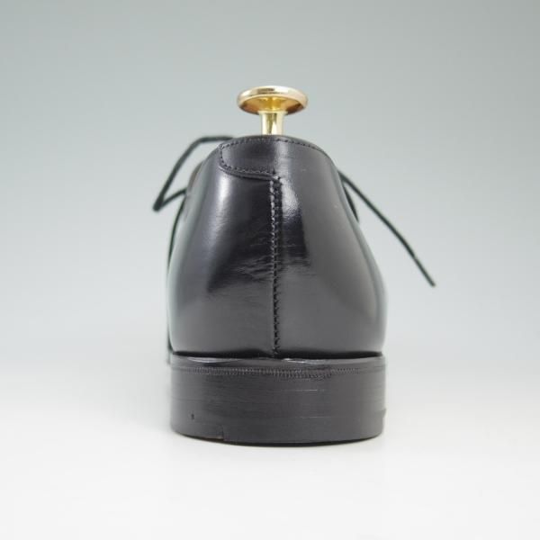 美品★(英)アルフレッド・サージェント 7EX【★海外ショップ別注】99ラスト/プレーントゥ/Vフロント/ブラック/カーフ/Alfred Sargent★c072