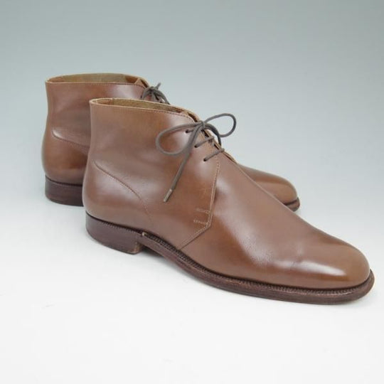極上★クロケット＆ジョーンズ 7E【★(英)ジョージ・クレバリー別注/GEORGE CLEVERLEY】318ラスト/チャッカブーツ/Crockett＆Jones★c073