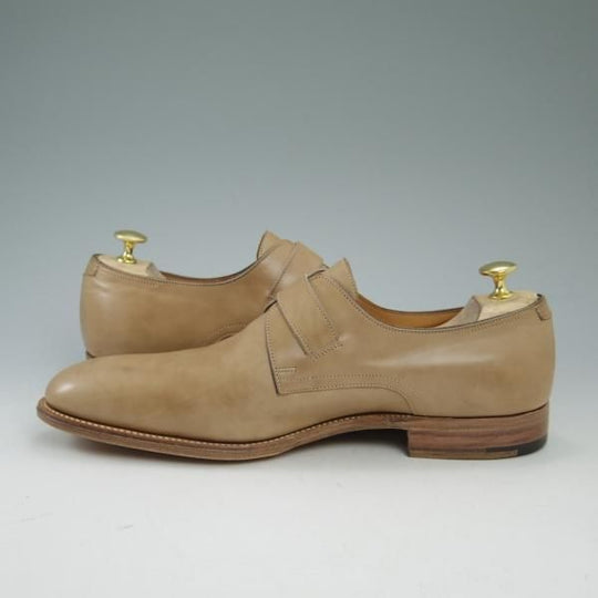 美品★ジョンロブ製 SIZE 41.5/UK7程度【★超希少!!エルメス別注/HERMES】モンクストラップ/JOHN LOBB★c077