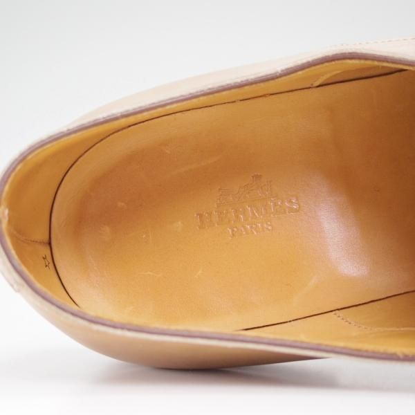 美品★ジョンロブ製 SIZE 41.5/UK7程度【★超希少!!エルメス別注/HERMES】モンクストラップ/JOHN LOBB★c077