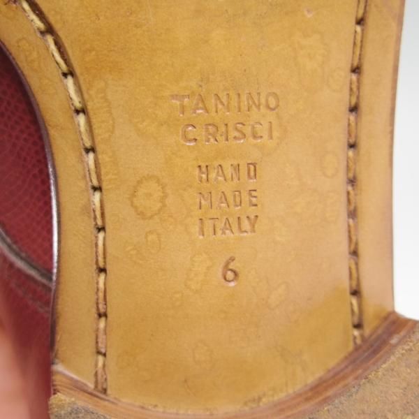 極上★(伊)タニノ・クリスチー SIZE 6【★定価15万円以上/モンクストラップ】グレインカーフ/TANINO CRISCI★c078