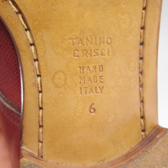 極上★(伊)タニノ・クリスチー SIZE 6【★定価15万円以上/モンクストラップ】グレインカーフ/TANINO CRISCI★c078
