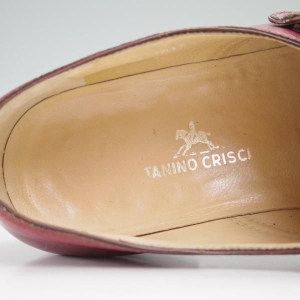 極上★(伊)タニノ・クリスチー SIZE 6【★定価15万円以上/モンクストラップ】グレインカーフ/TANINO CRISCI★c078
