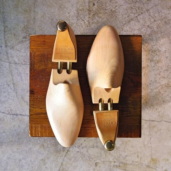 極上★CARMINA/カルミナ SIZE 7【★純正シューツリー】木製シューキーパー★c079