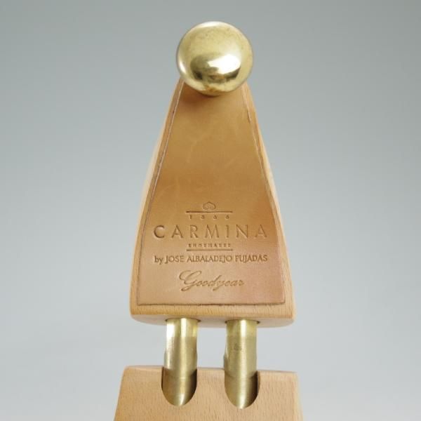 極上★CARMINA/カルミナ SIZE 7【★純正シューツリー】木製シューキーパー★c079