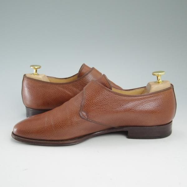 極上★(伊)タニノクリスチー SIZE 7.5【★定価15万円以上/モンクストラップ】グレインレザー/TANINO CRISCI★c092
