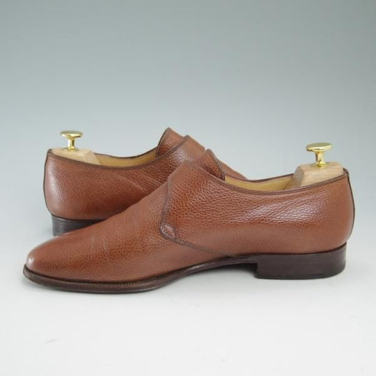 極上★(伊)タニノクリスチー SIZE 7.5【★定価15万円以上/モンクストラップ】グレインレザー/TANINO CRISCI★c092