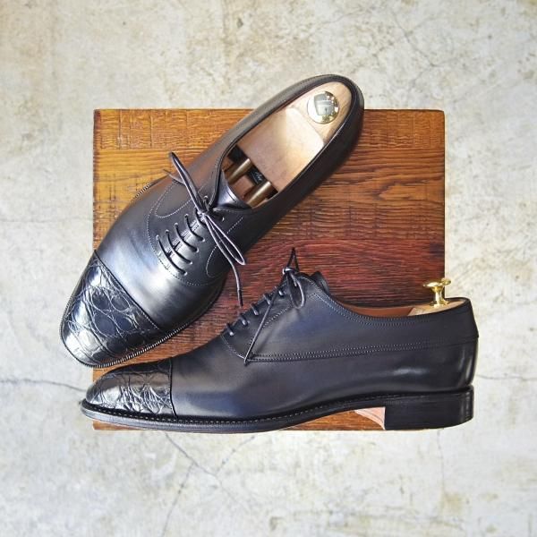 極上☆カルミナ SIZE 7【☆高額!!クロコダイル/トレーディング