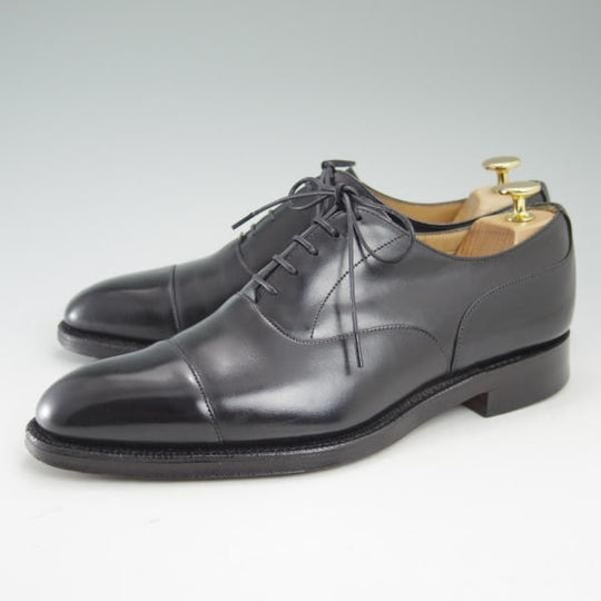 極上★(英)チーニー UK7.5F【★ユナイテッドアローズ別注】ストレートチップ/カーフ/ブラック/靴/UNITED ARROWS/CHEANEY★c085