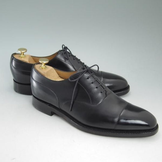 極上★(英)チーニー UK7.5F【★ユナイテッドアローズ別注】ストレートチップ/カーフ/ブラック/靴/UNITED ARROWS/CHEANEY★c085