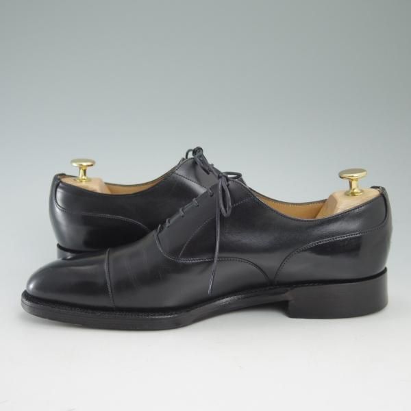 極上★(英)チーニー UK7.5F【★ユナイテッドアローズ別注】ストレートチップ/カーフ/ブラック/靴/UNITED ARROWS/CHEANEY★c085