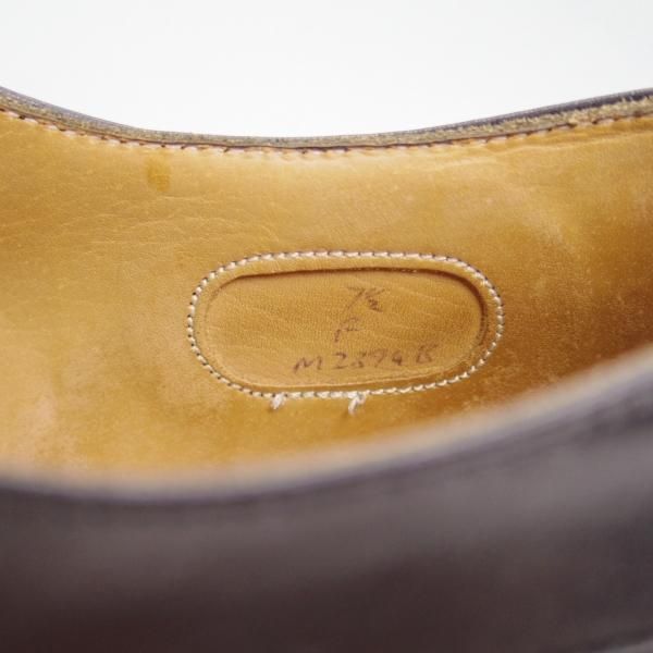 極上★(英)チーニー UK7.5F【★ユナイテッドアローズ別注】ストレートチップ/カーフ/ブラック/靴/UNITED ARROWS/CHEANEY★c085