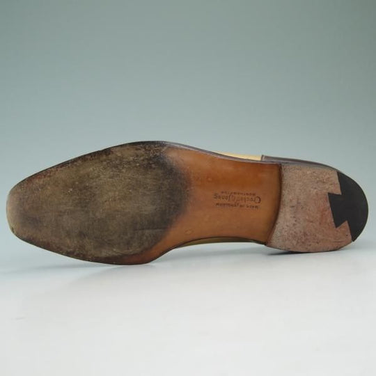 極上★クロケット＆ジョーンズ 7.5D【★ハンドグレードライン/SCOTNEY/コインローファー】スコットニー/Crockett＆Jones★c086