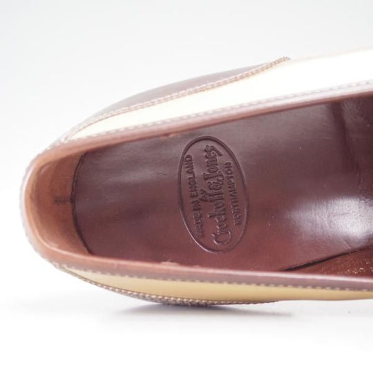 極上★クロケット＆ジョーンズ 7.5D【★ハンドグレードライン/SCOTNEY/コインローファー】スコットニー/Crockett＆Jones★c086