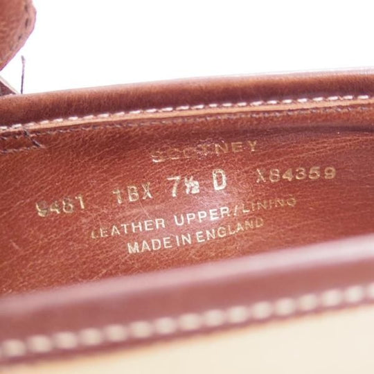 極上★クロケット＆ジョーンズ 7.5D【★ハンドグレードライン/SCOTNEY/コインローファー】スコットニー/Crockett＆Jones★c086