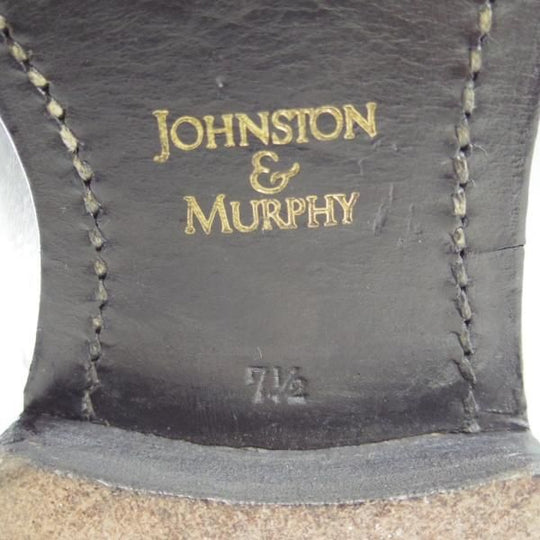 極上★ジョンストン&マーフィー SIZE 7.5【★CROWN ARISTOCRAFT】クラウンアリストクラフト/ストレートチップ/JOHNSTON&MURPY★c087