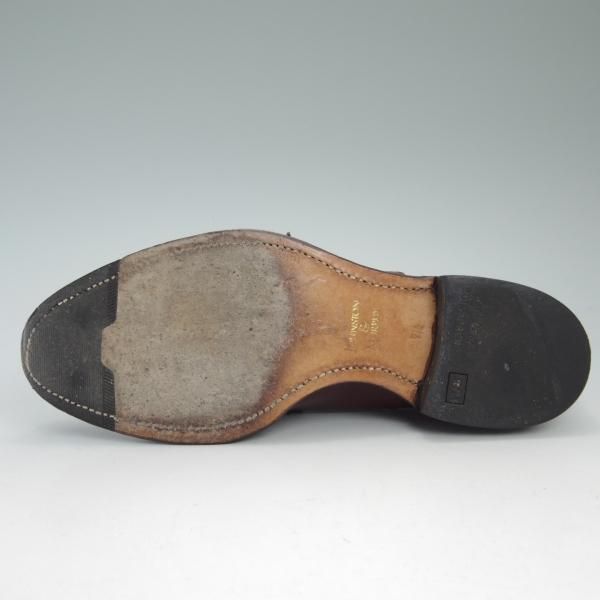 極上★ジョンストン&マーフィー SIZE 7.5【★CROWN ARISTOCRAFT】クラウンアリストクラフト/パンチドキャップトゥ/JOHNSTON&MURPY★c088