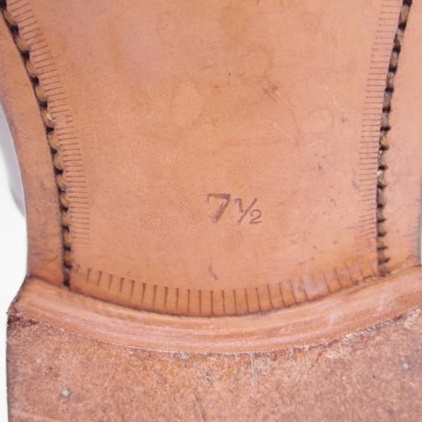 極上★トレーディングポスト SIZE 7.5【★ストレートチップ】カーフ/茶/ブラウン/Trading Post★c089