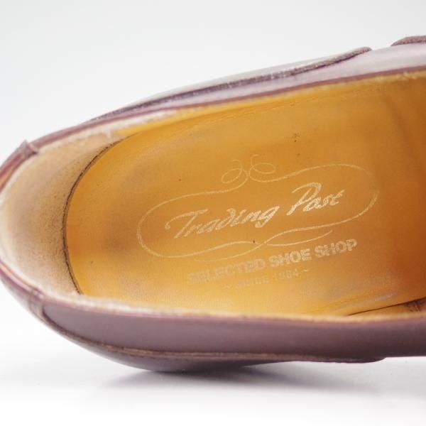 極上★トレーディングポスト SIZE 7.5【★ストレートチップ】カーフ/茶/ブラウン/Trading Post★c089