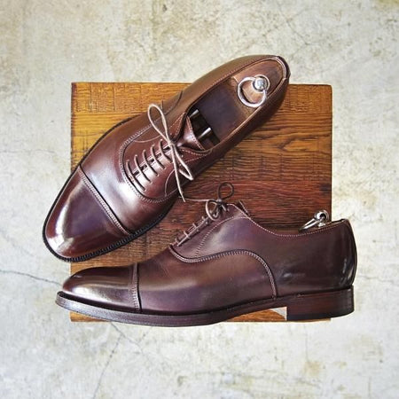 極上★(英)アルフレッドサージェント製 UK7.5【★SHIPS別注/シップス】99ラスト/ストレートチップ/サージェント/Alfred Sargent★c093