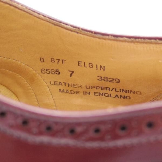 極上★(英)アルフレッドサージェント UK7【★セミブローグ/ポリッシュカーフ】サージェント/Alfred Sargent★c094