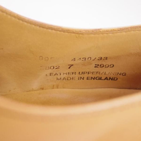 極上★(英)アルフレッドサージェント UK7【★極希少!!２段コバ仕様】プレーントゥ/ウエストン590風/サージェント/Alfred Sargent★c095