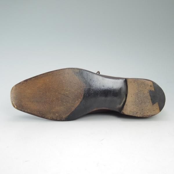 極上★(英)グレンソン 6.5E【★希少ツイード×カーフ/コンビ 】プレーントゥ/オックスフォード/GRENSON★c097