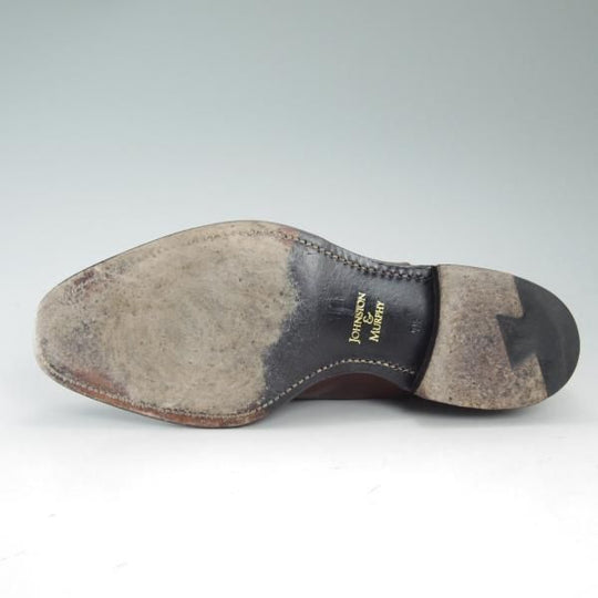 極上★ジョンストン&マーフィー SIZE7.5【★クラウンアリストクラフト/CROWN ARISTOCRAFT】ストレートチップ/JOHNSTON&MURPHY★c099