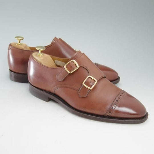 極上★(英)ニュー&リングウッド SIZE 7【★希少製品!!ダブルモンク】カーフ/NEW＆LINGWOOD/リーガル/REGAL/ライセンス製品★c100